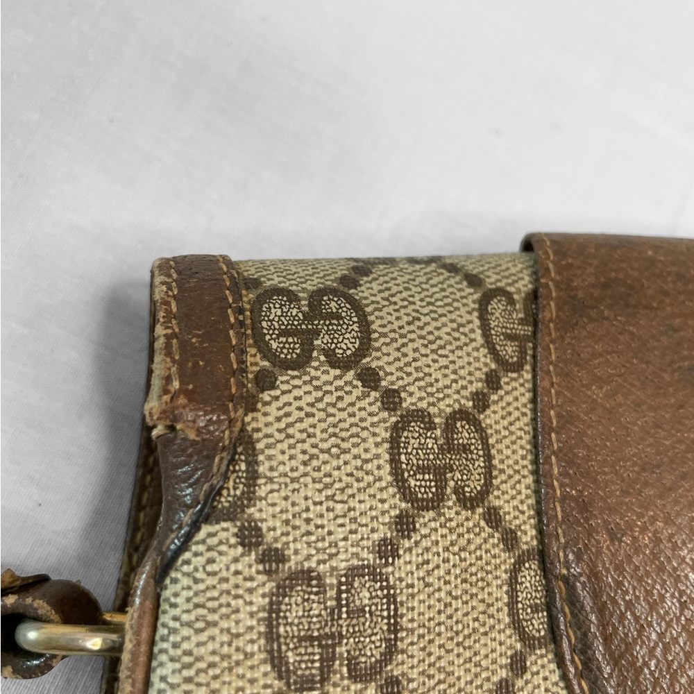 Gucci Vintage Brown GG Shoulder Bag - Picture 13 of 16